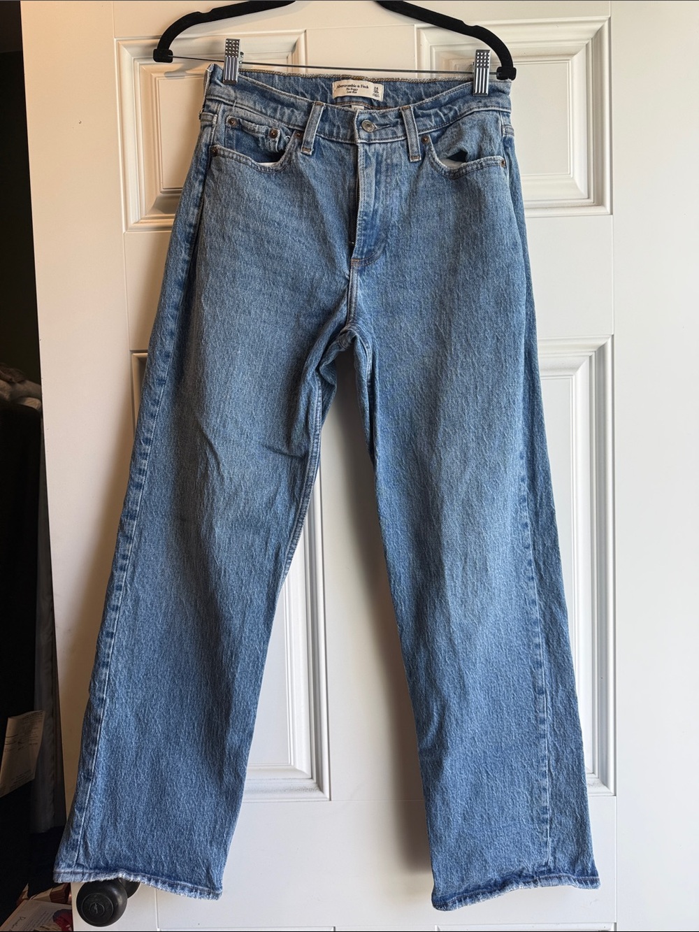 Abercrombie & Fitch Light Blue Baggy Low rise  Jeans